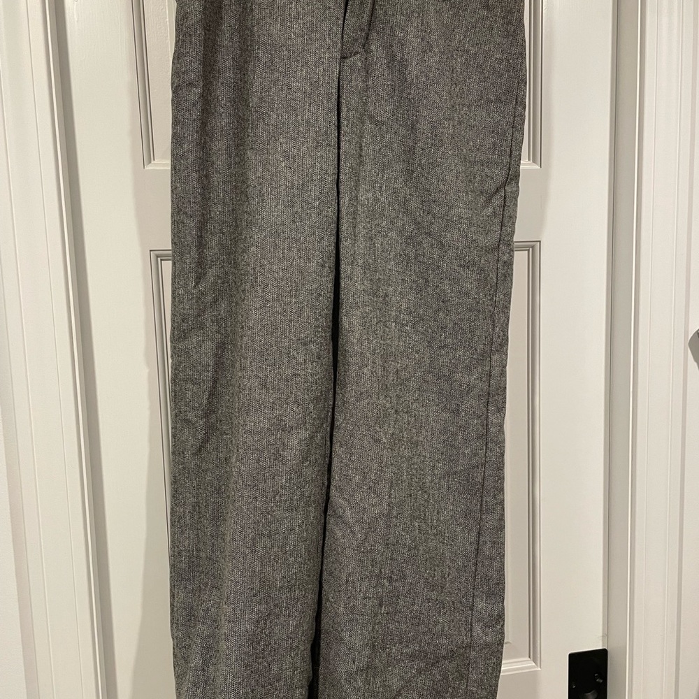Gap Factory Black Tweed Tuxedo style pants